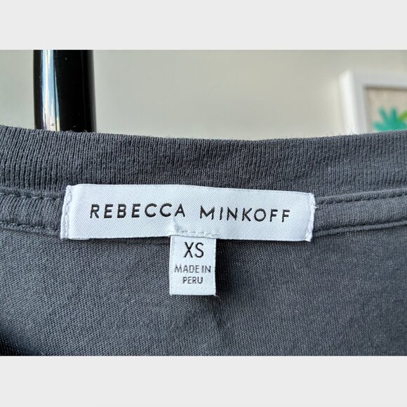 Rebecca Minkoff	Gray & Pink Freedom T-Shirt - Size XS - Picture 3 of 6